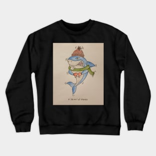 A 'Shiver' of Sharks Crewneck Sweatshirt